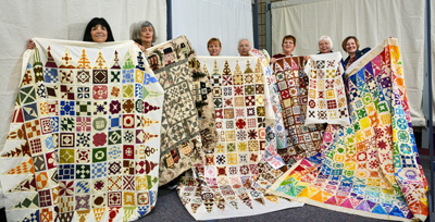 group of interfaith quilters